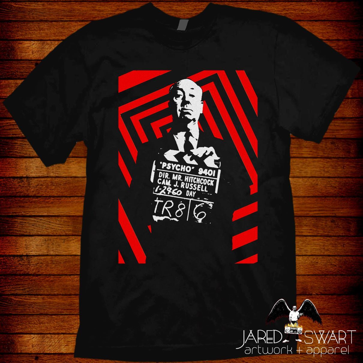Alfred Hitchcock T-shirt sizes S M L XL 2XL 3XL 4XL 5XL