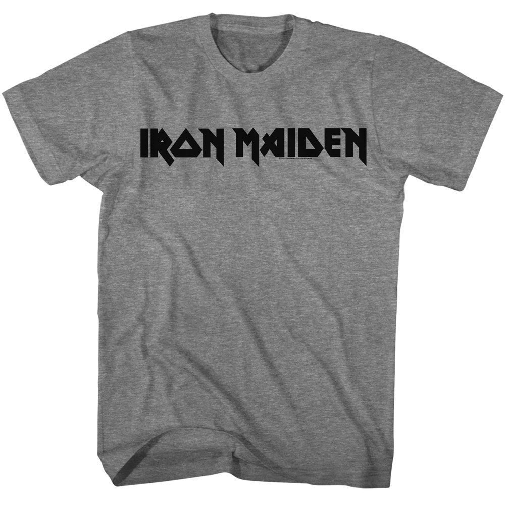 Iron Maiden 1 Color Logo Music Shirt