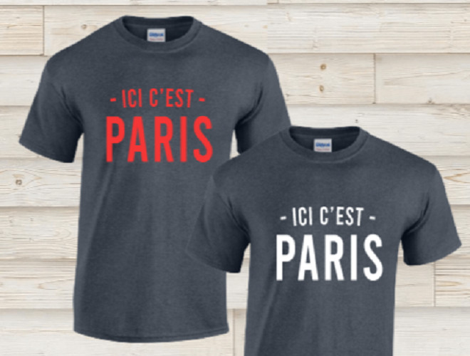 Messi Ici C’est Paris Lionel St Germain Psg Soccer Football French T-Shirt Shirt