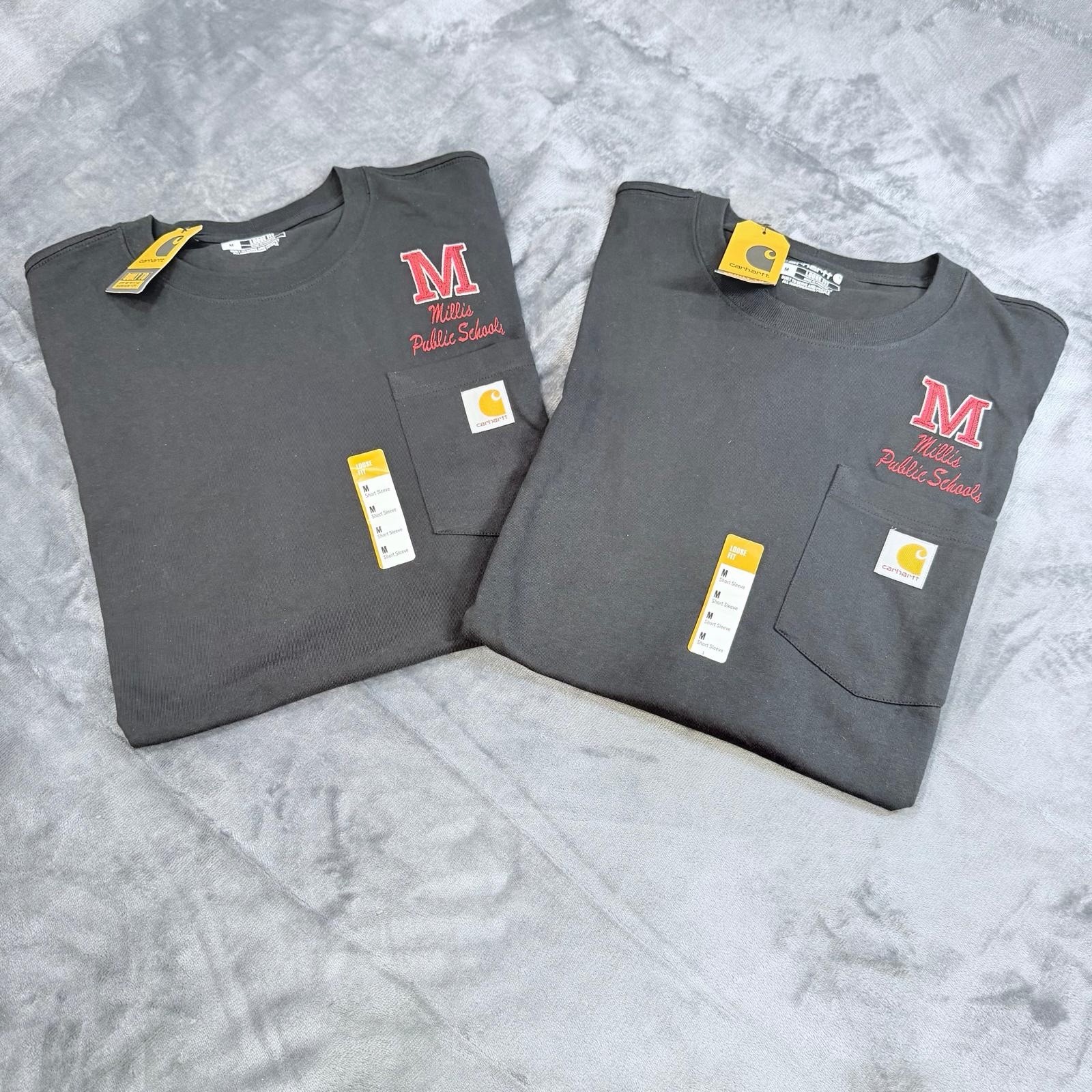 NWT Blunde 2 Carhartt Men’s Workwear Black T-Shirt Size Sz M Loose Fit K87-M USA