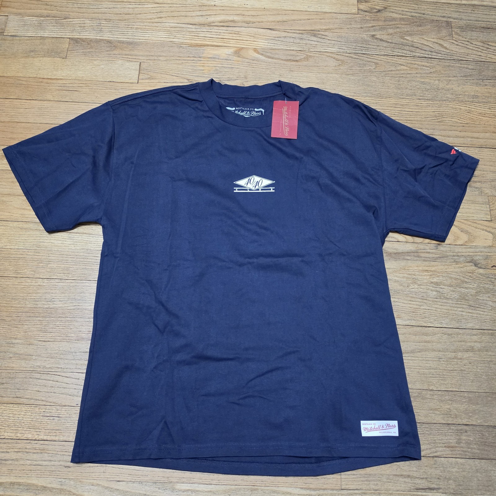 Fanatics Fest Mitchell & Ness x Jay-Z 40/40 Club T-Shirt Navy Size XL NWT