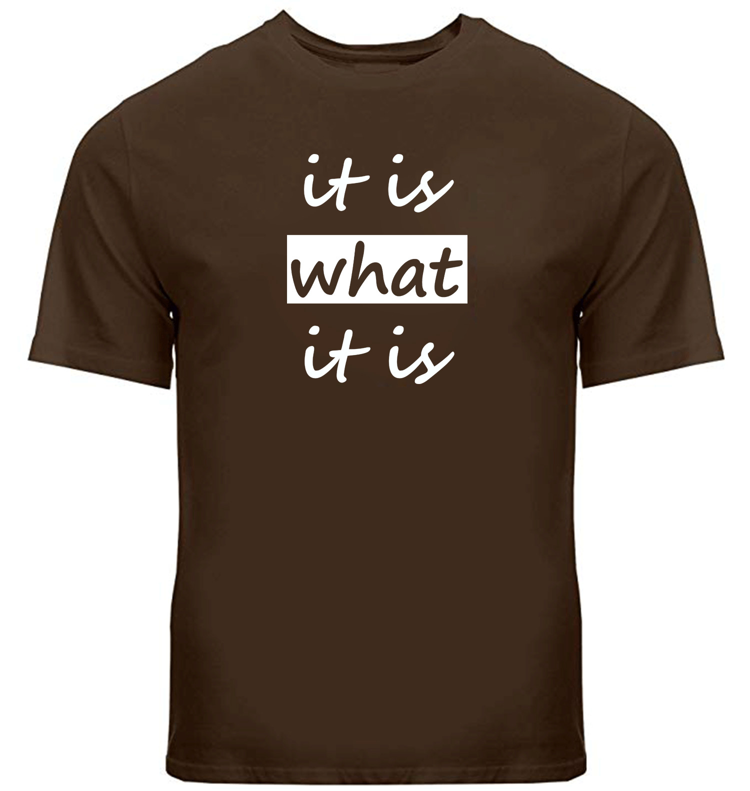 its is what it is Tee Shirts Sarcastic T-Shirt Funny Humor Inspirational Slogan