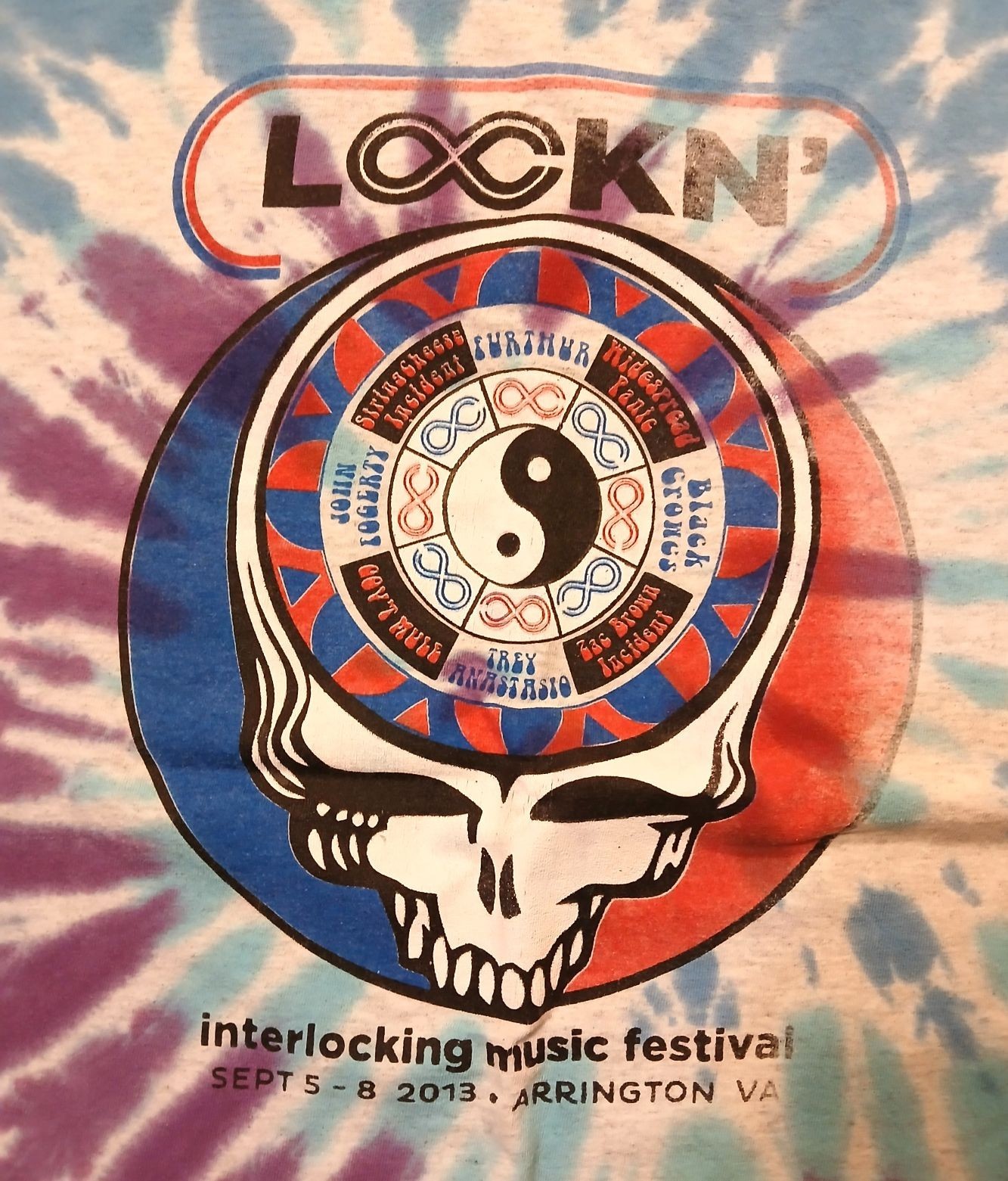 LOCKN SHIRT 2013 Vintage 2XL Furthur Grateful Dead Gov’t Mule WSP SCI CCR Rare