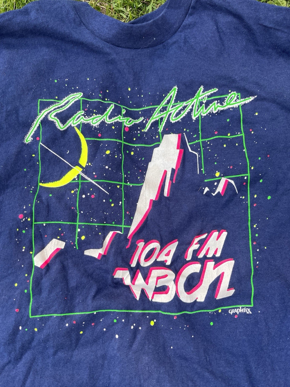 WBCN Boston Radio Vintgae 1985 T-Shirt Rock n’ Roll Expo Hanes Medium