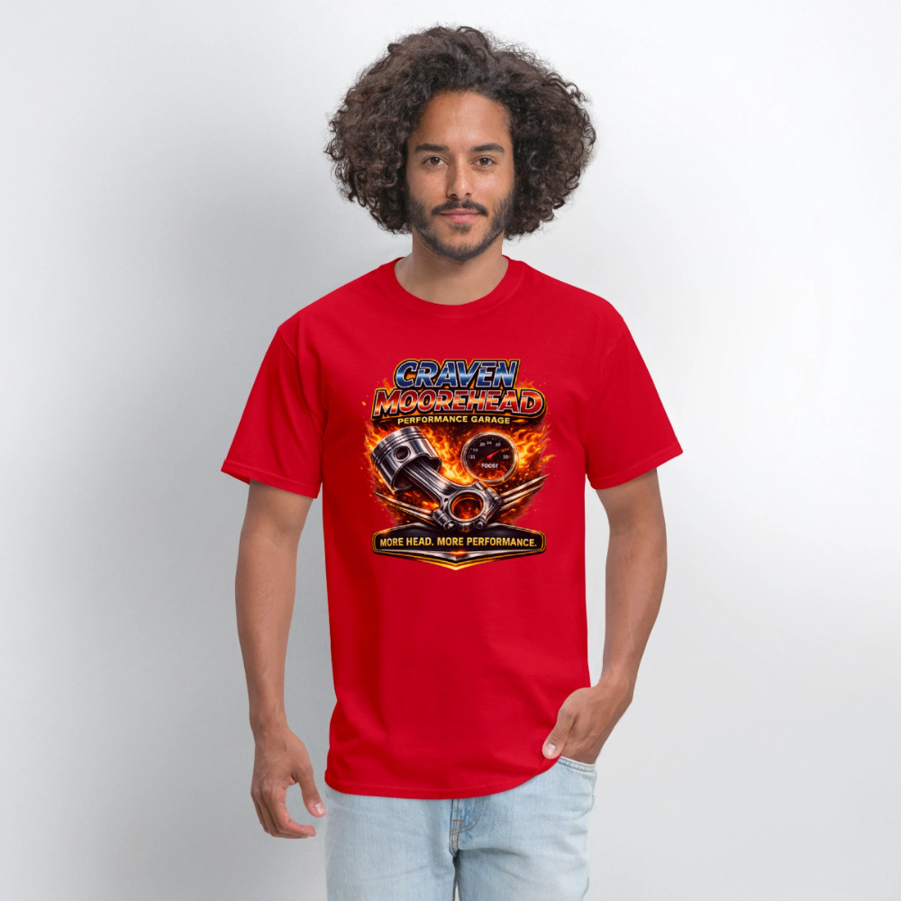 Craven Moorehead Performance Garage Funny Adult Humor T-Shirt
