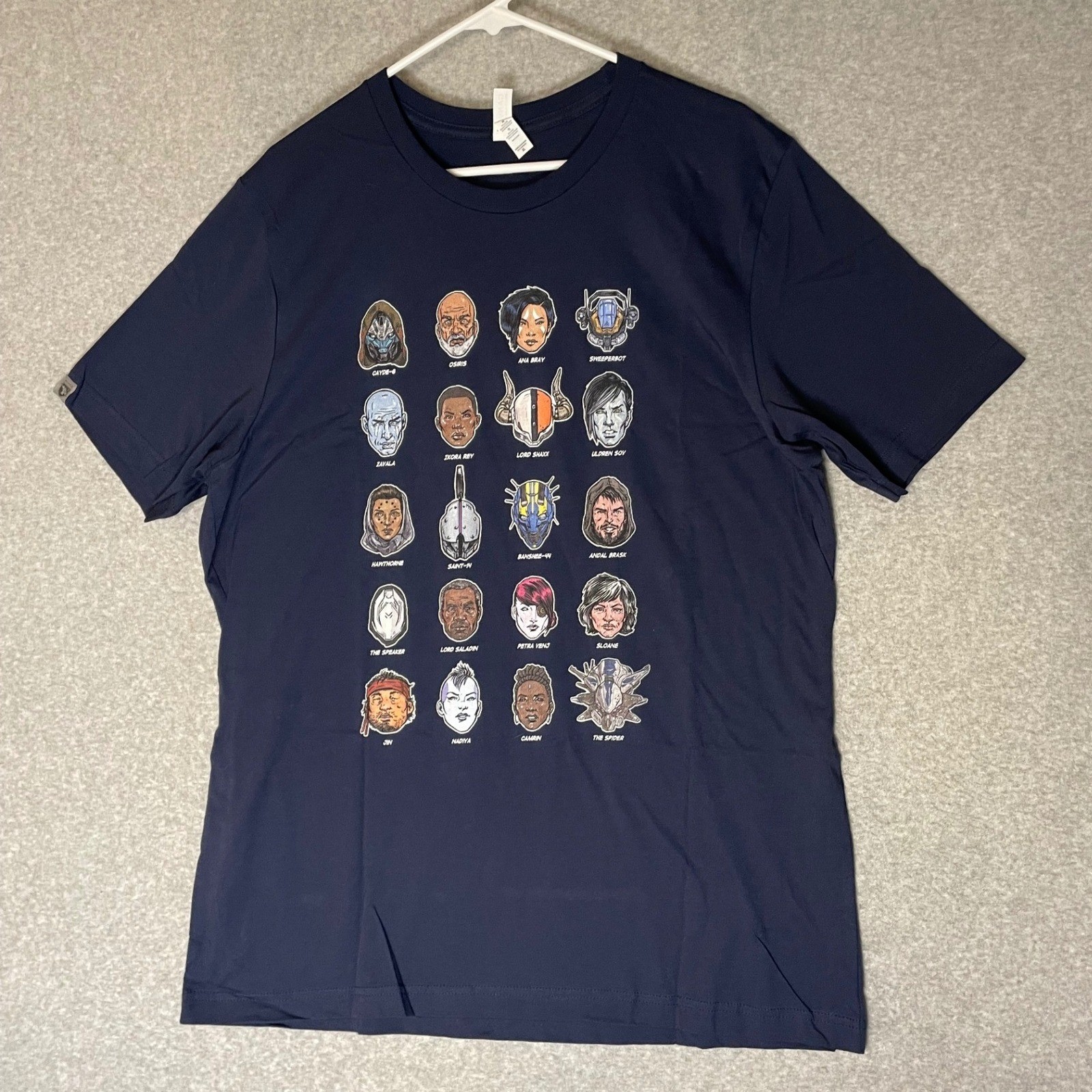 Destiny Video Game Graphic T Shirt Mens XL Navy Blue Who You Trust