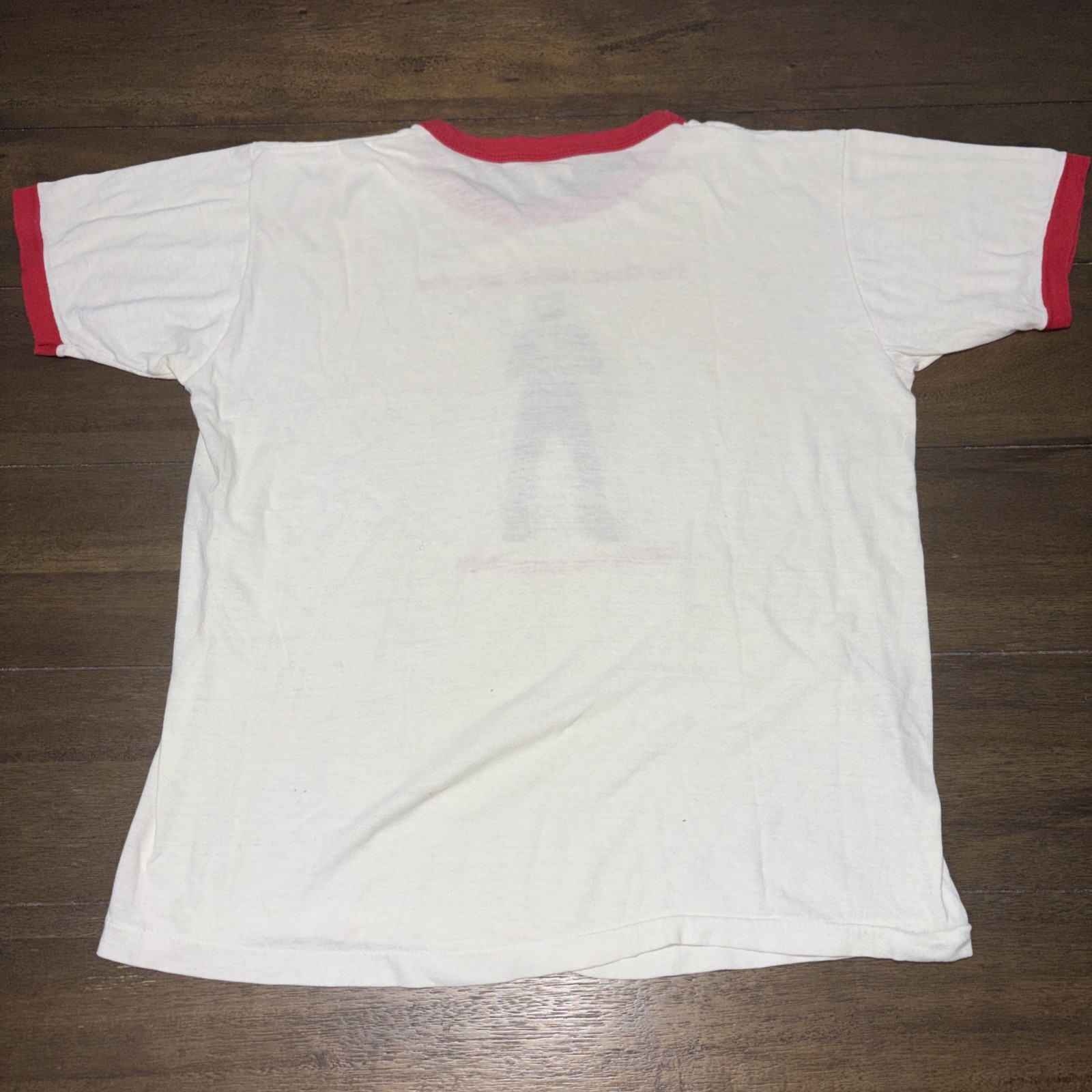 Vintage 70s – 80s Chuck Norris Super Star Karate Champ Ringer Single Stitch Sz L