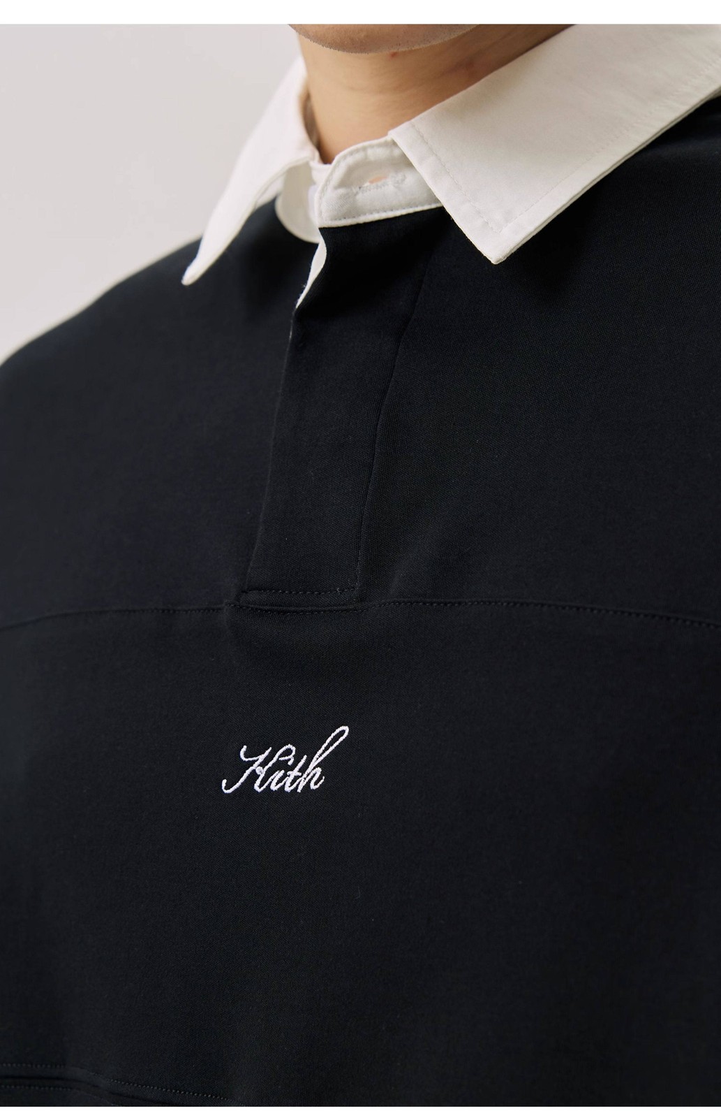 KITH Embroidered Patchwork Polo Shirt Men Summer Cool Casual Top