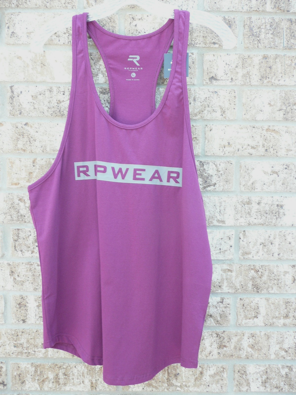 Repwear Fitness Men’s Size L Tank Top Bodybuilding Fitness Stringer Sports