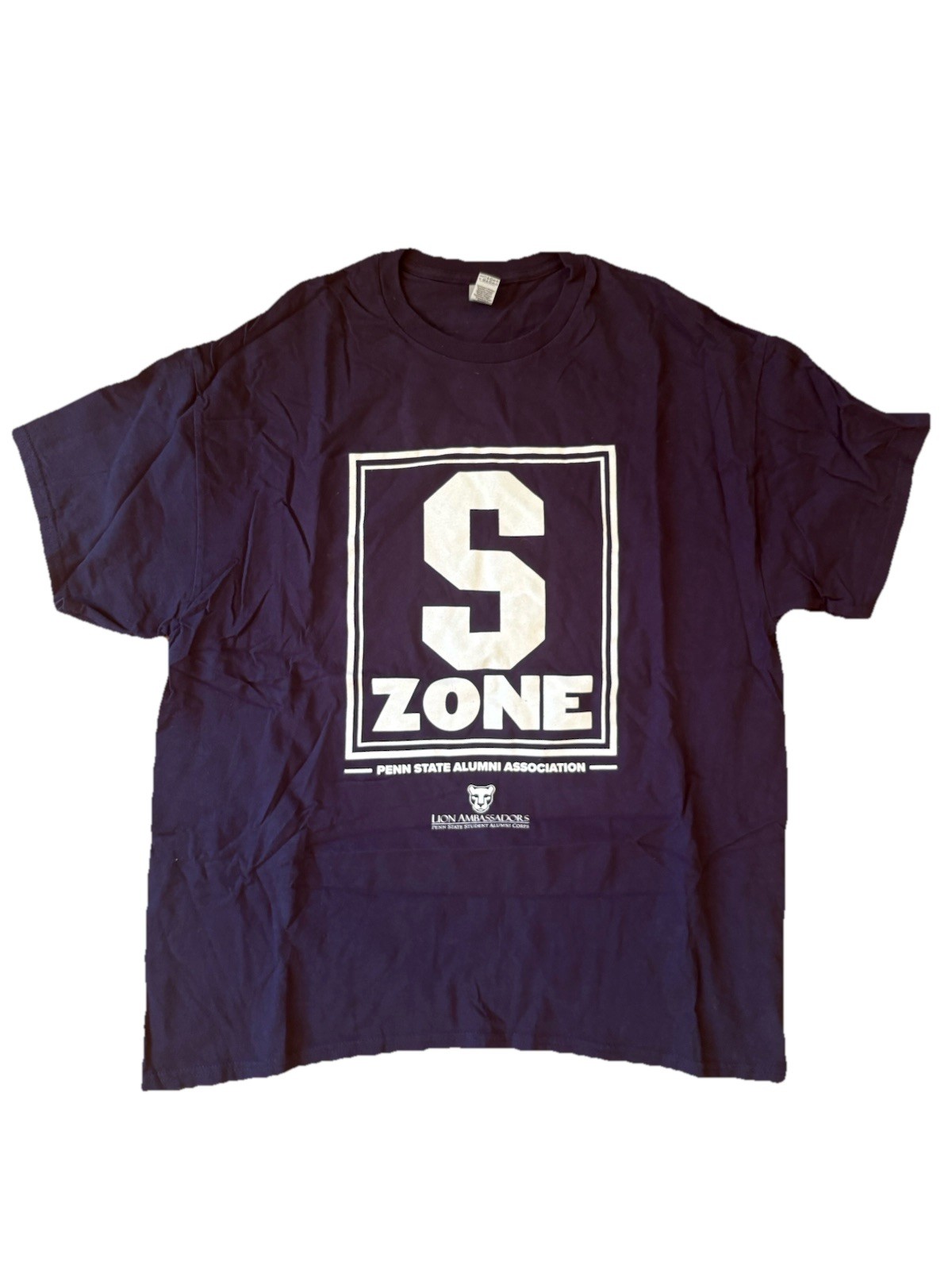 Penn State S Zone Gildan Ultra Cotton Mens Short Sleeve Crew Neck T-Shirt XL