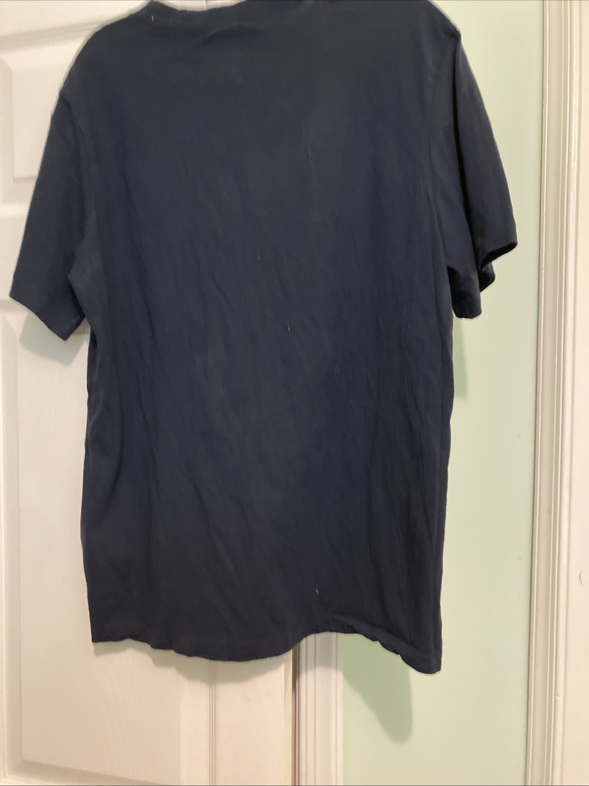 Lot Of 3 Logo Nike Hanes Adidas Mens T Shirt Short Sleeves Black Blue Gray Sz M
