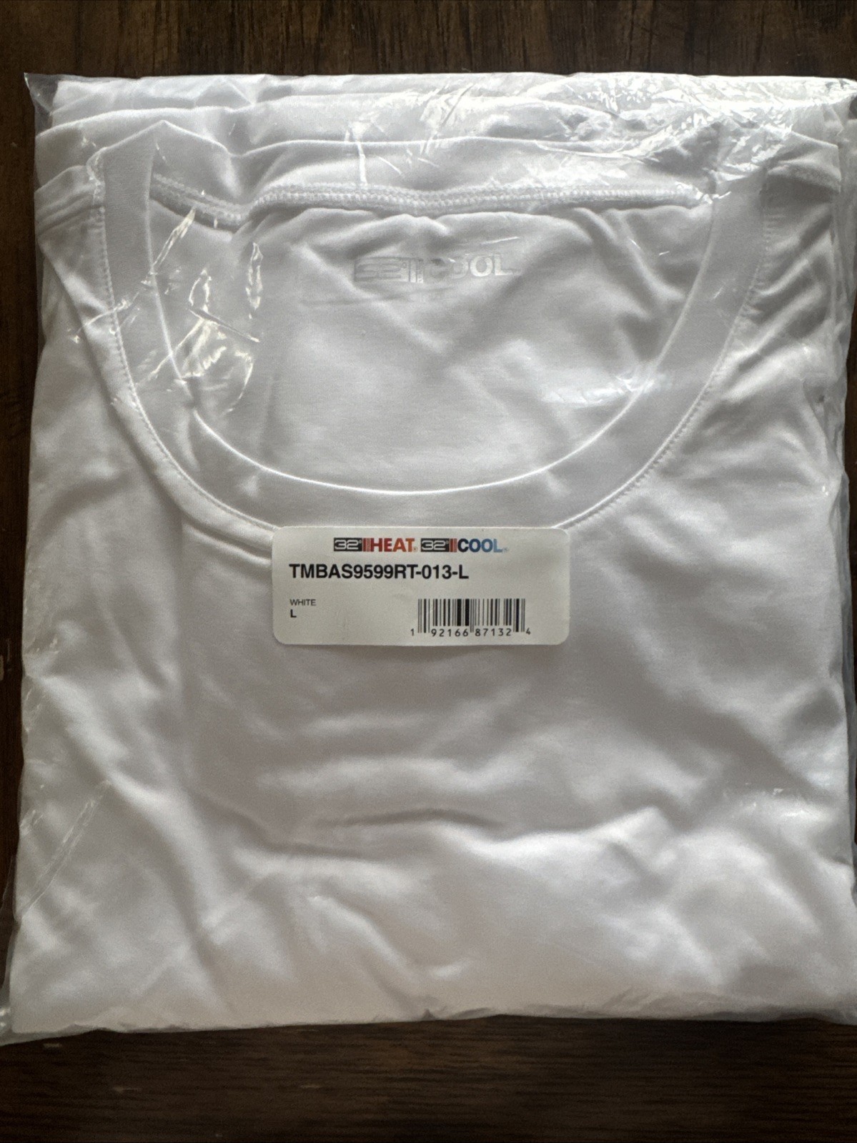32 Degrees Cool Men’s 4-PK Short Sleeve Crew Neck Tee, White, Large – New!