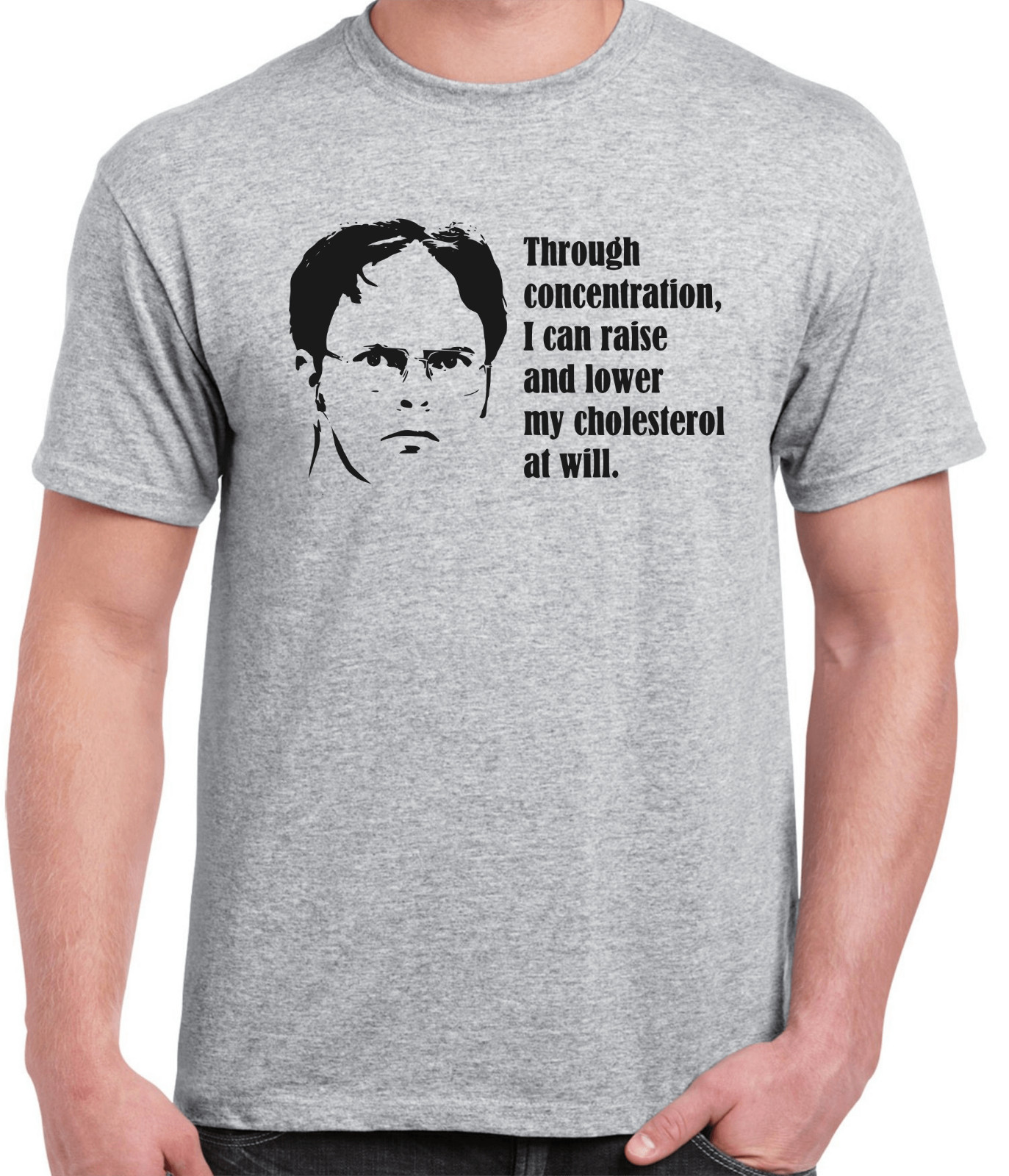 Dwight Schrute Shirt – Funny Dwight Schrute Shirt – Cholesterol The Office Shirt