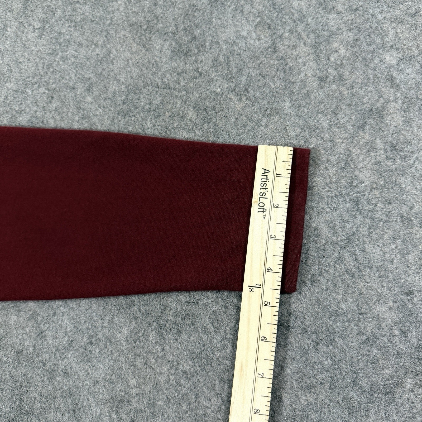 Covington Long Sleeve Pullover Ribbed Knit V-Neck Shirt Fits Men’s Sz Large Red