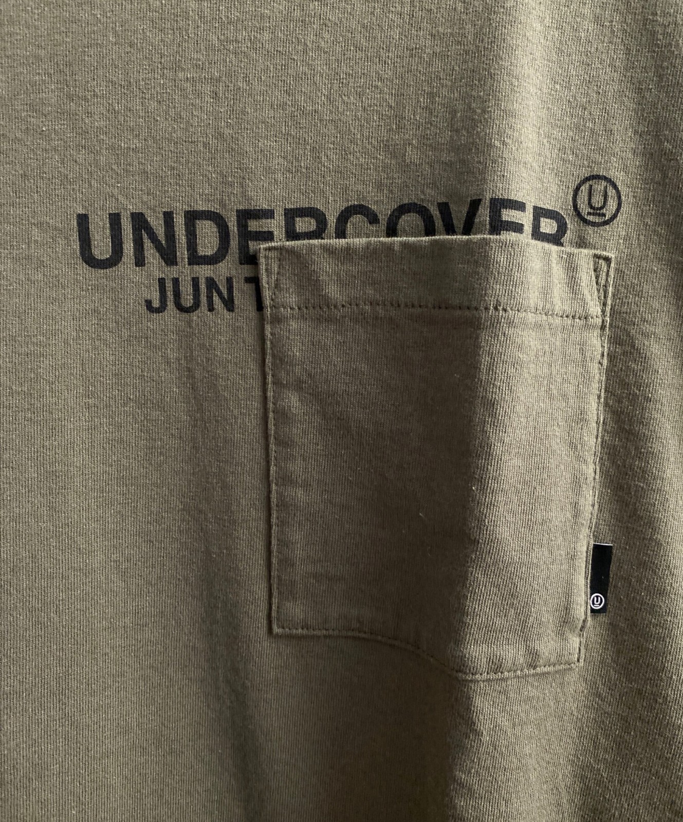 UNDERCOVER Pocket T-shirt Size: 4 Olive Men UC1E9812
