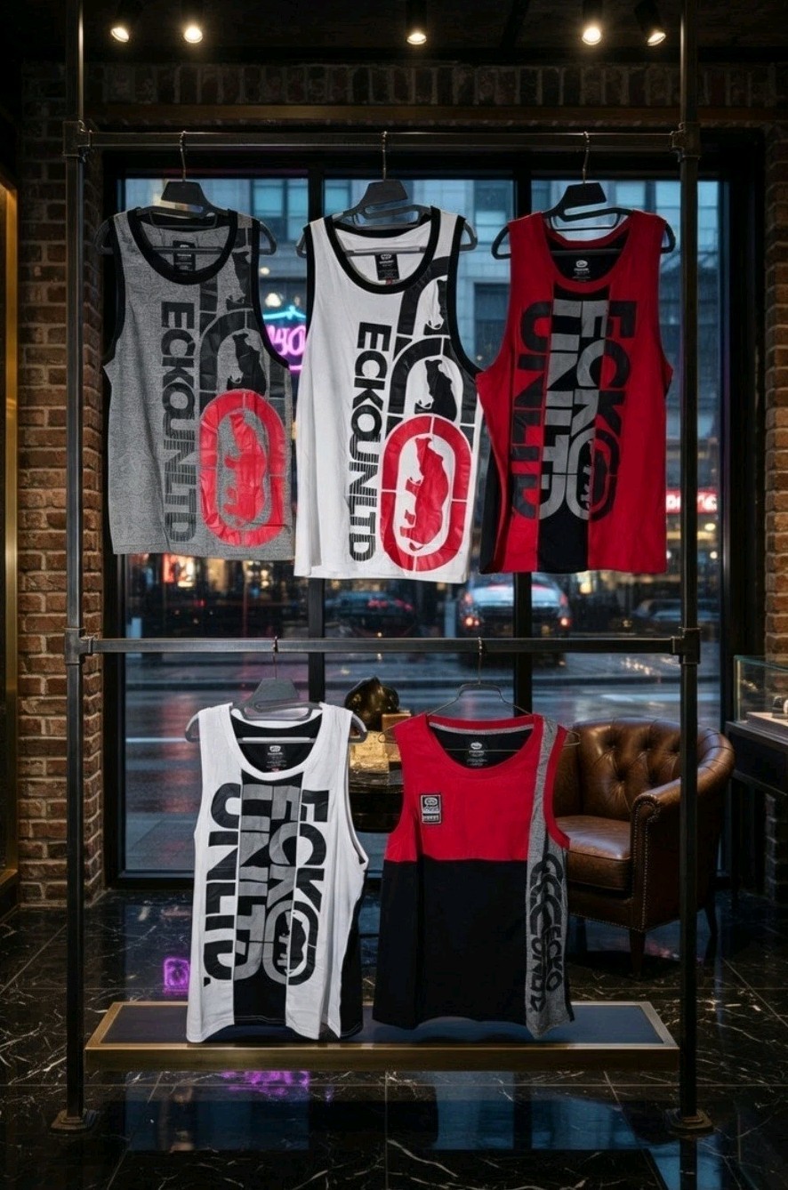 NEW! Ecko Unltd Men’s Sleeveless T-Shirts and Tank Tops, Choose your own!