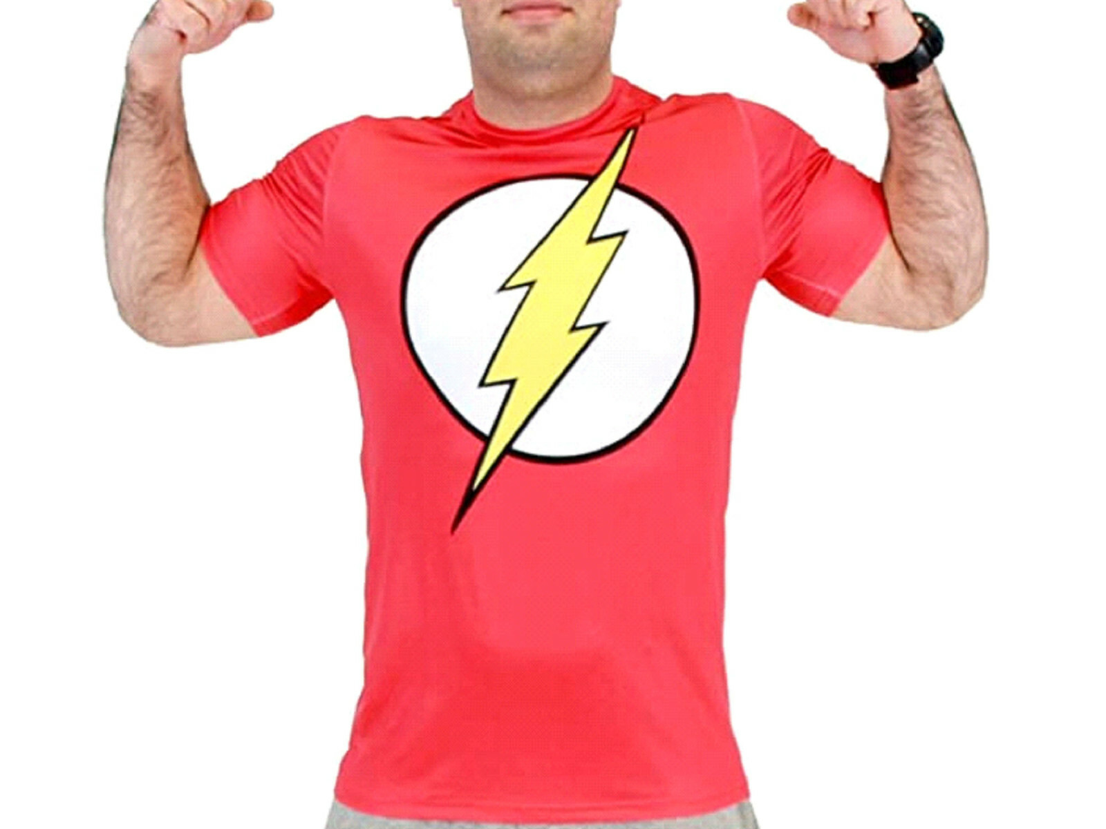 DC Comics The Flash Men’s Compression T-Shirt – NWT