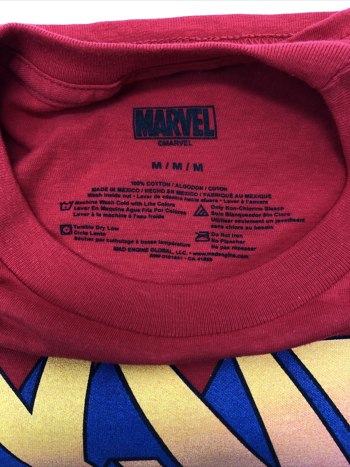 X-Men Marvel Comics Men’s T-Shirt Medium 100% Cotton Retro