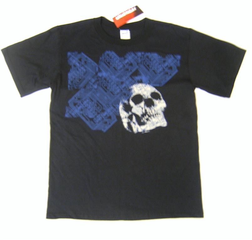 Y2K Skull & Geometric Design T SHIRT Mens Sizes Awesome New With Tags 2007