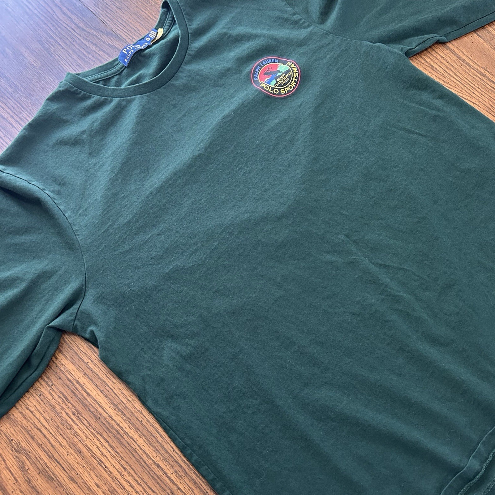 Polo Ralph Lauren Sportsman Terrain Wildlife Long Sleeve T-Shirt Mens Size XL