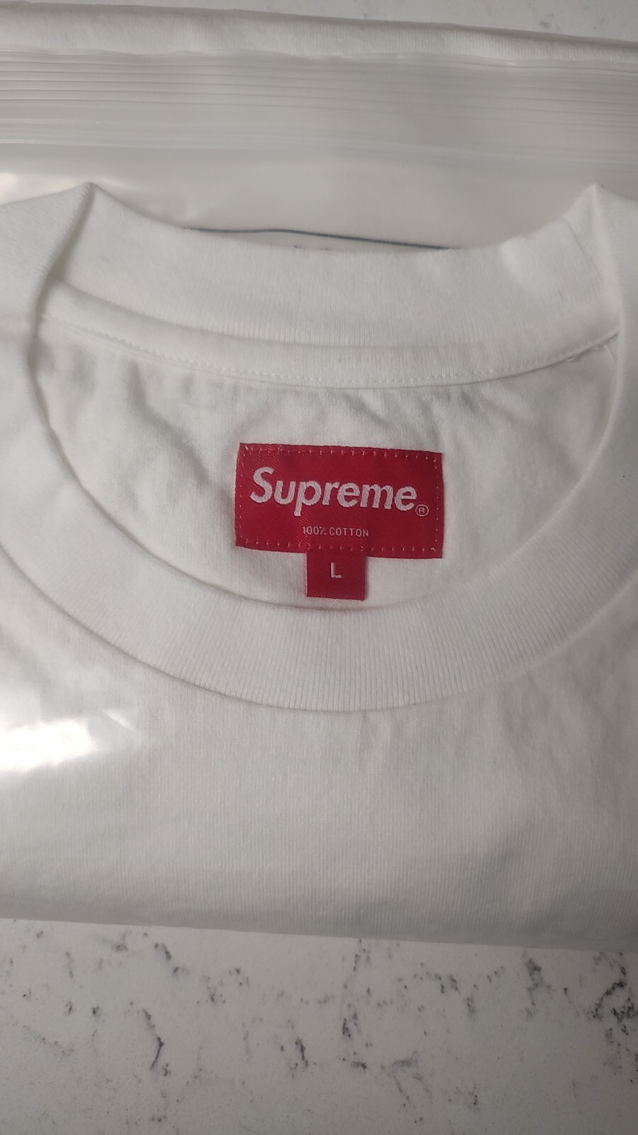 NEW Supreme Invert S/S Top Size Large White SS20 SS20KN95 Supreme New York 2020