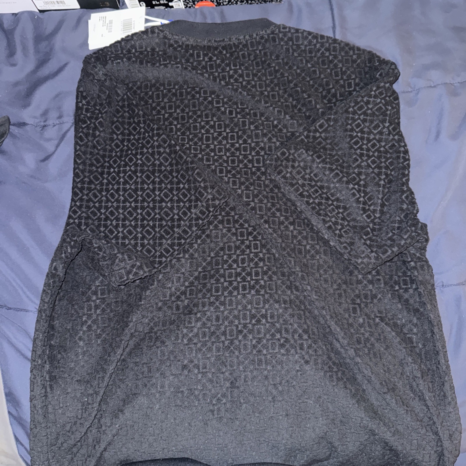 Off-white Towel Terry All Over Logo Tee Short Sleeve Men’s Size Small