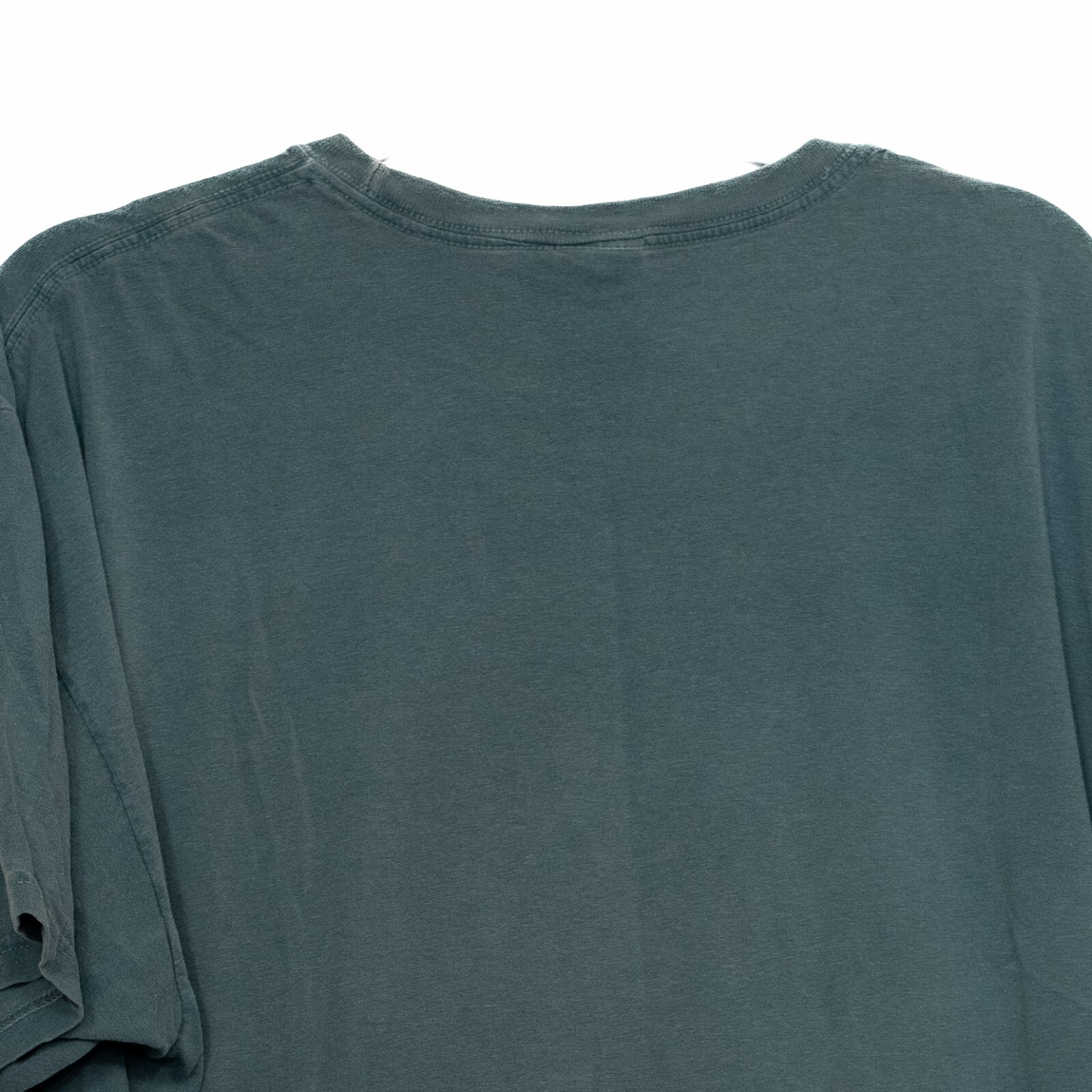 Authentic Pigment Mens Pure Blue T-Shirt Pocket Short Sleeve Round Neck Size XL