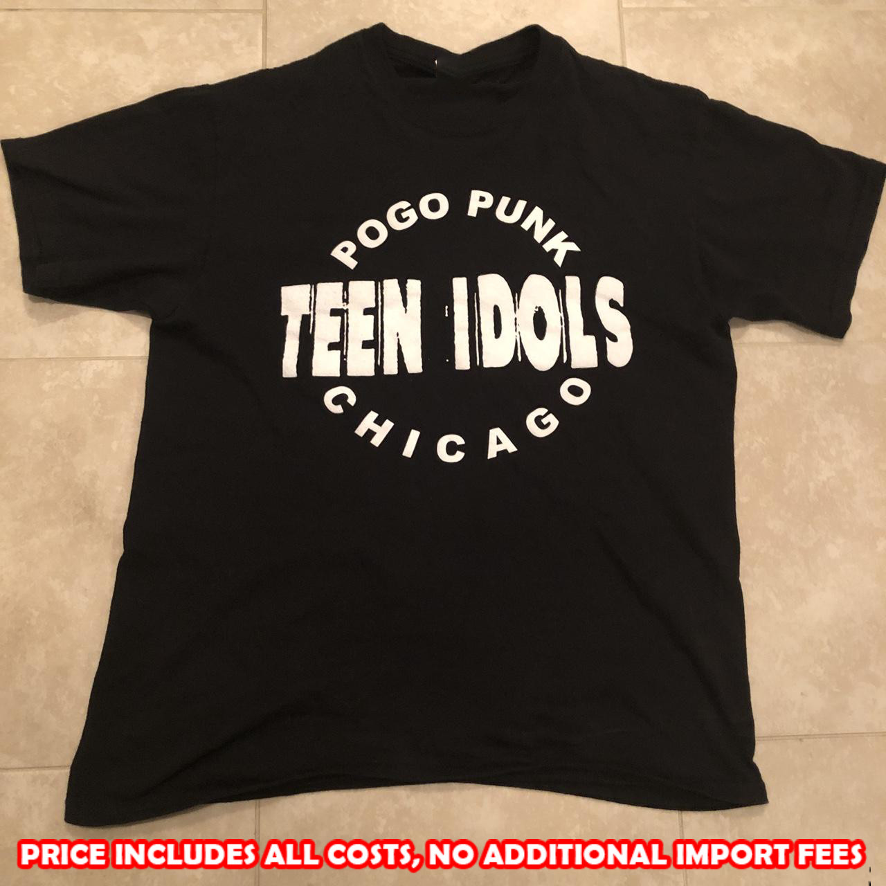 Teen Idols Band Logo Music Tour T- Shirt All Size S to 5XL SE507