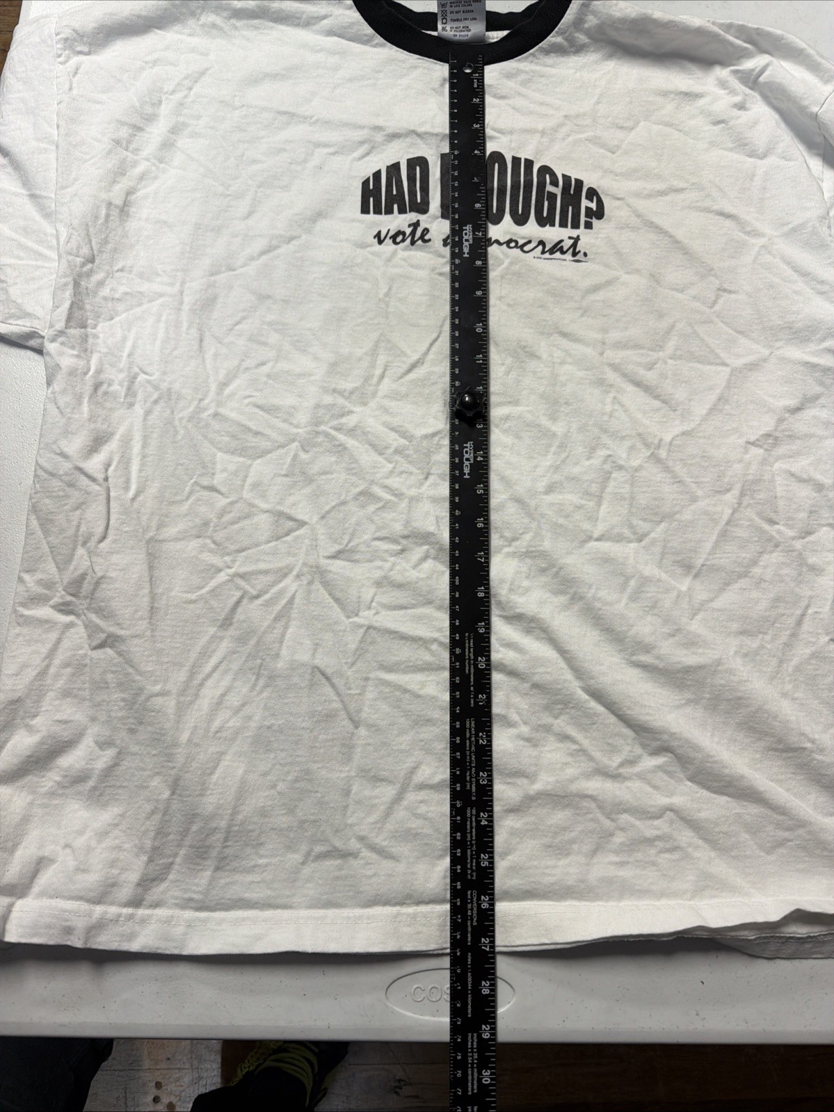 Vintage Democrat Shirt Mens 3XL White Political 00s Activist Rally USA Tee
