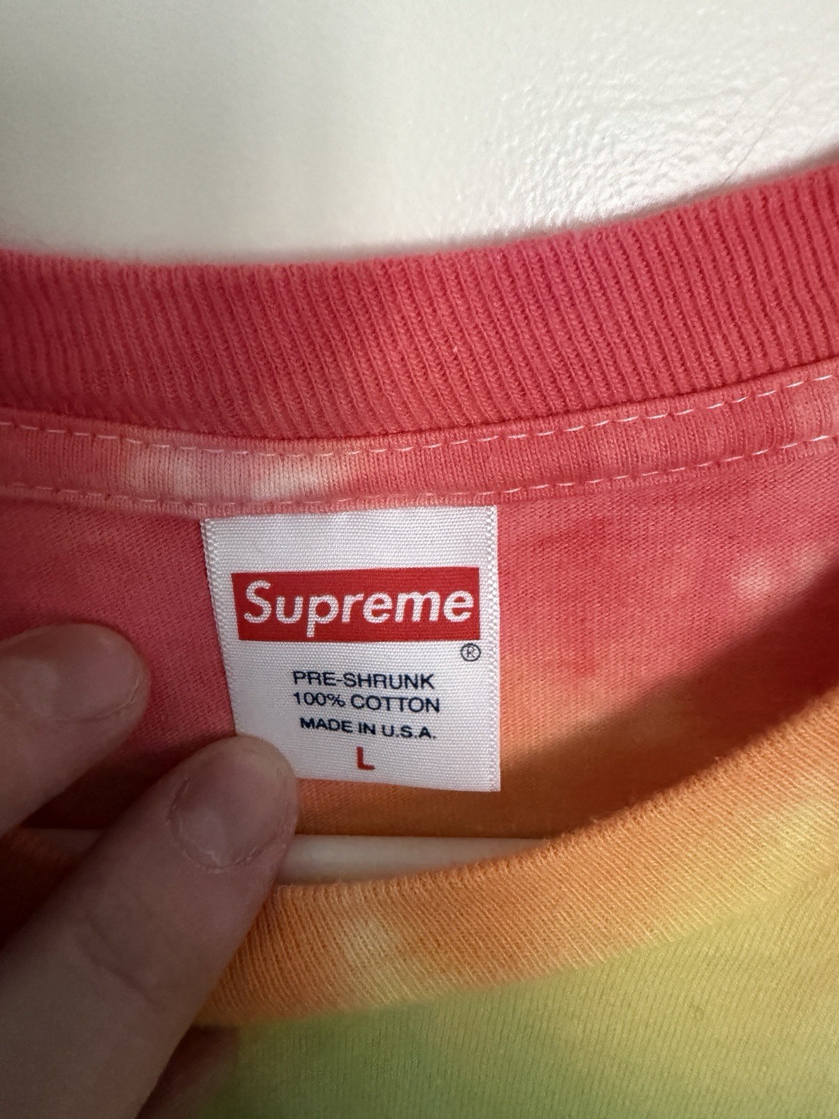Supreme Masterpieces Tee Size Large Hand Tie-Died