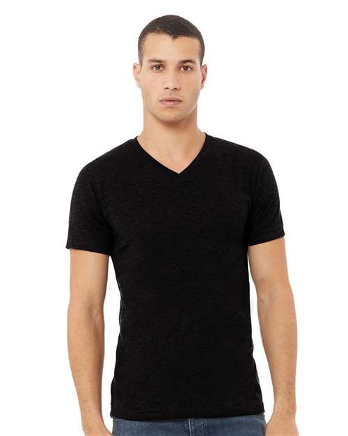 BELLA + CANVAS 3005CVC Unisex Heather CVC V-Neck Tee