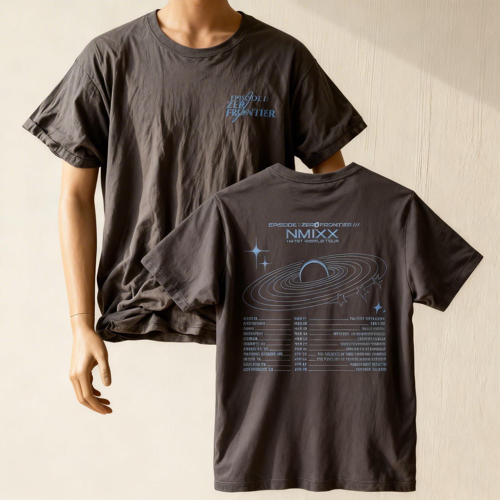 World Tour 2026 NMIXX First Frontier Double Sided Unisex T-Shirt