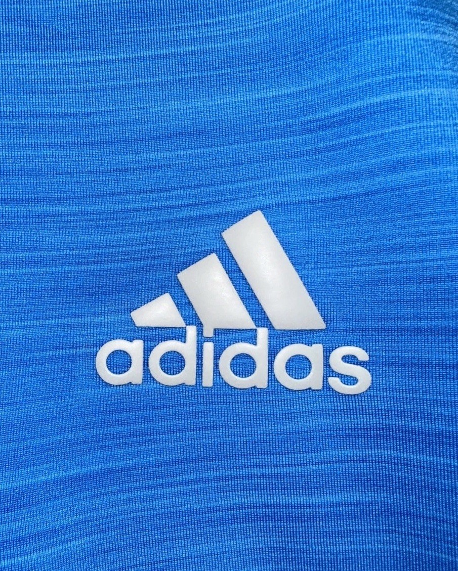 NWT Adidas Golf Men’s Medium Ultimate 365 Polo Blue White Stretch Polo $65