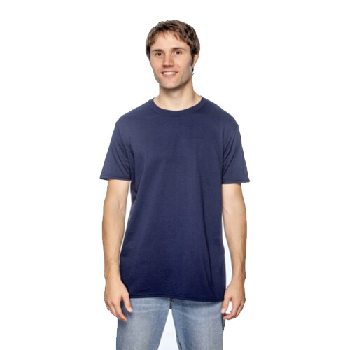 Gildan G640 Adult Unisex Softstyle® tshirt MD Medium Navy Blue Shirt