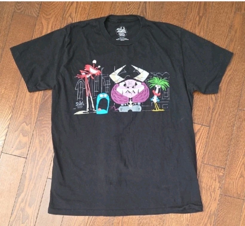 Cartoon Network Fosters Home For Imaginary Friends Short Sleeve Shirt Size L