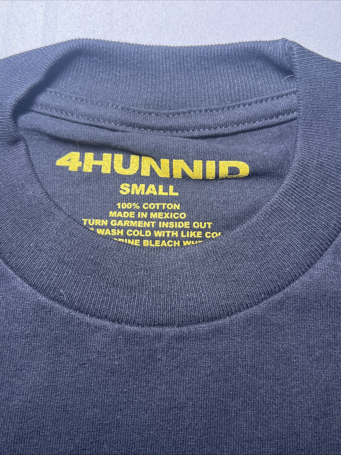 4Hunnid YG Men’s T-Shirt No Stress One Boo Short Sleeve Crewneck Tee SMALL NWOT