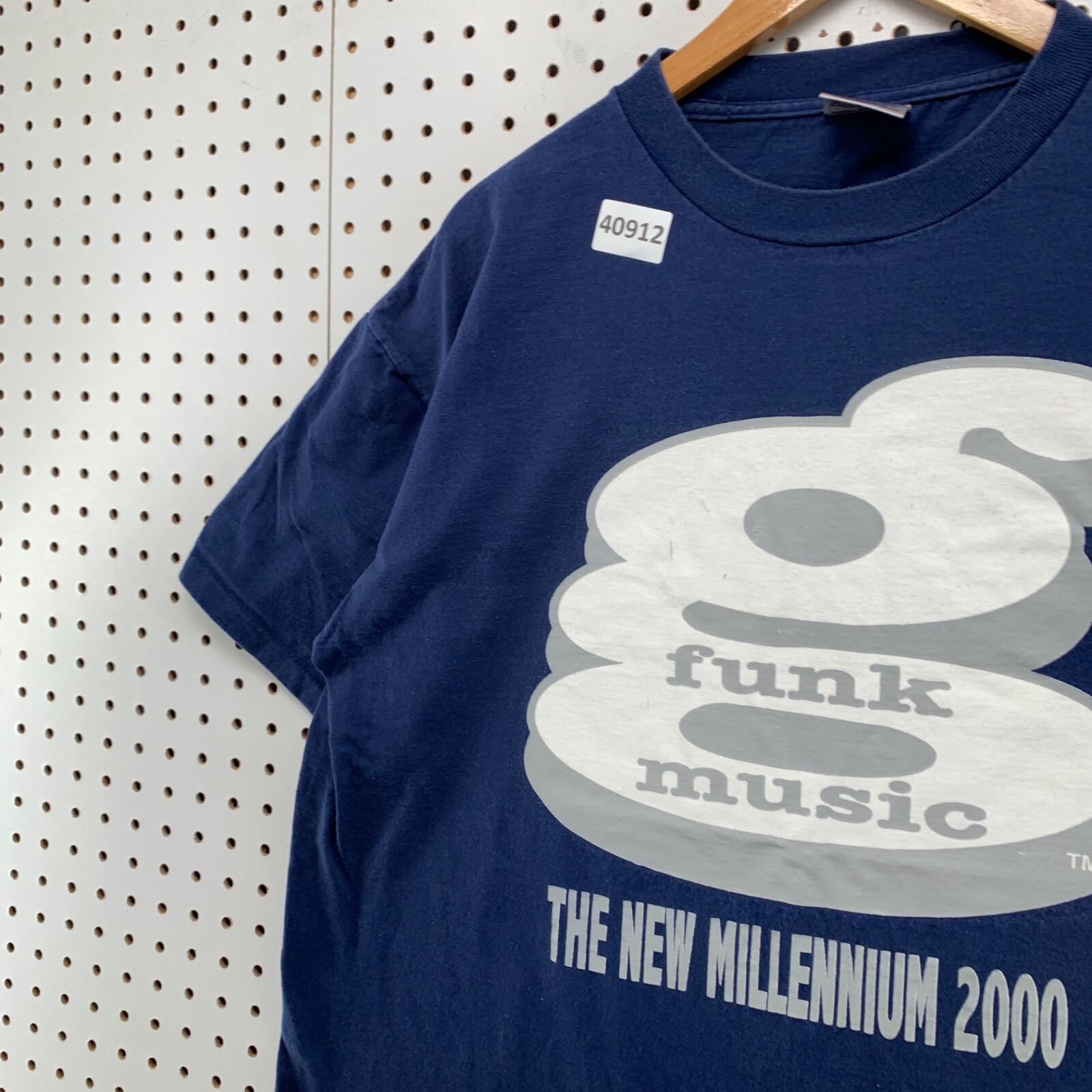 Vintage Funk Warren G Rap Shirt Mens L Blue Single Stitch Reel Tight 23.5×29