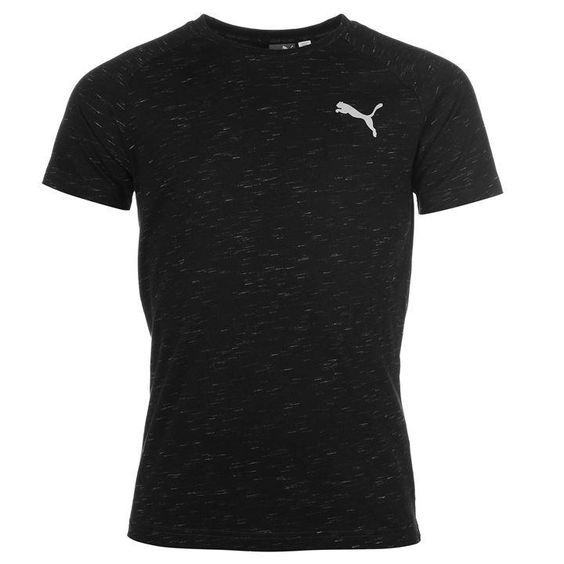 Puma Men’s T Shirt Evostripe Spaceknit DryCell Crew Neck Short Sleeve T-Shirt
