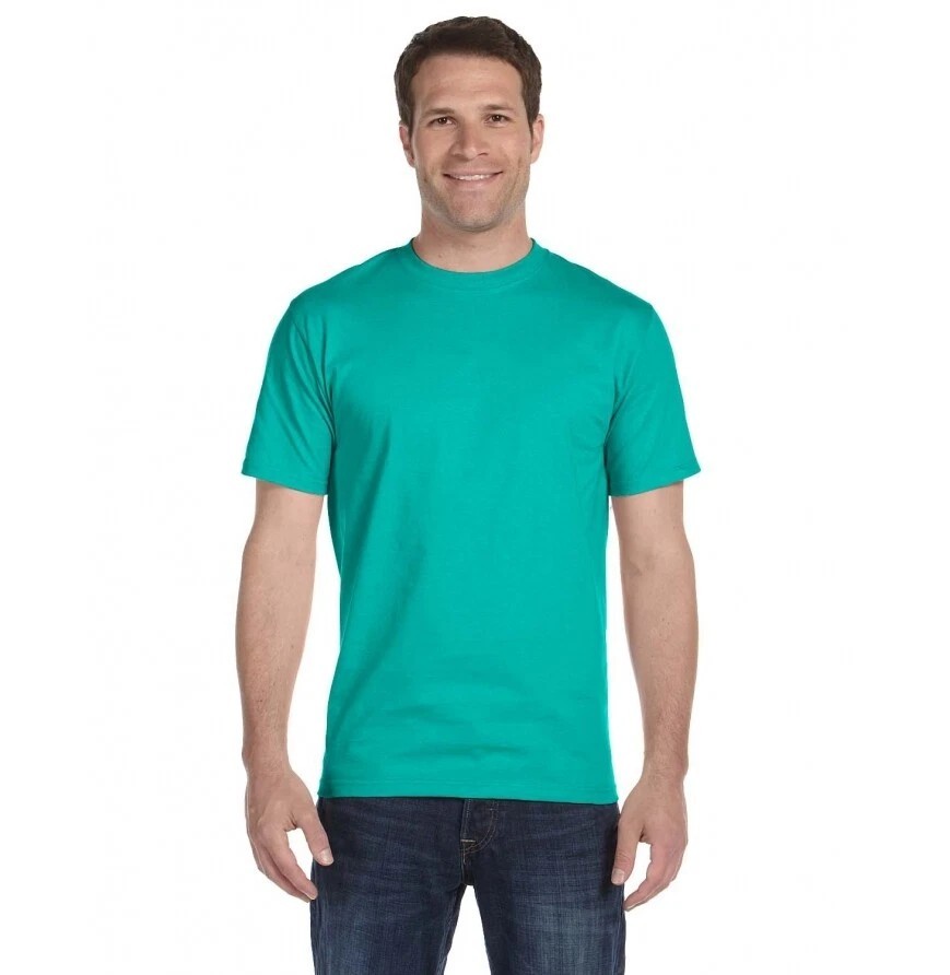 NWT Gildan Jade Dome Teal Color Adult 5.5 oz 50-50 T-Shirt XXL