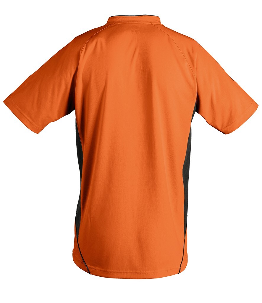 New Mens Sols 01638 Maracana Contrast performance T. Orange/Black L. T7548.