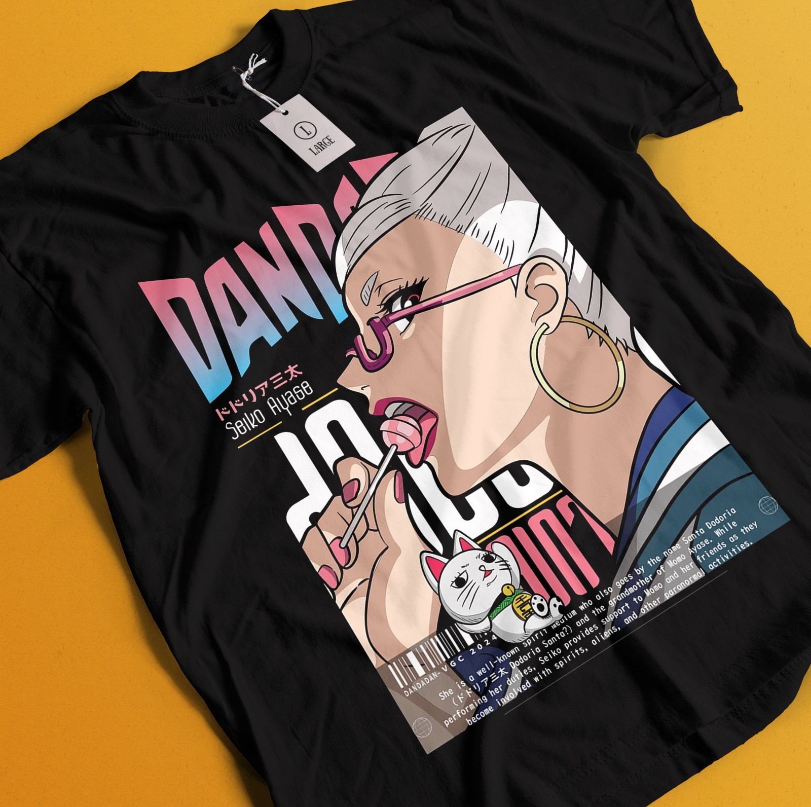 Dan Da Dan T-Shirt Okarun Shirt Momo Ayase Tshirt Ken Tee Turbo Jin Aira Seiko