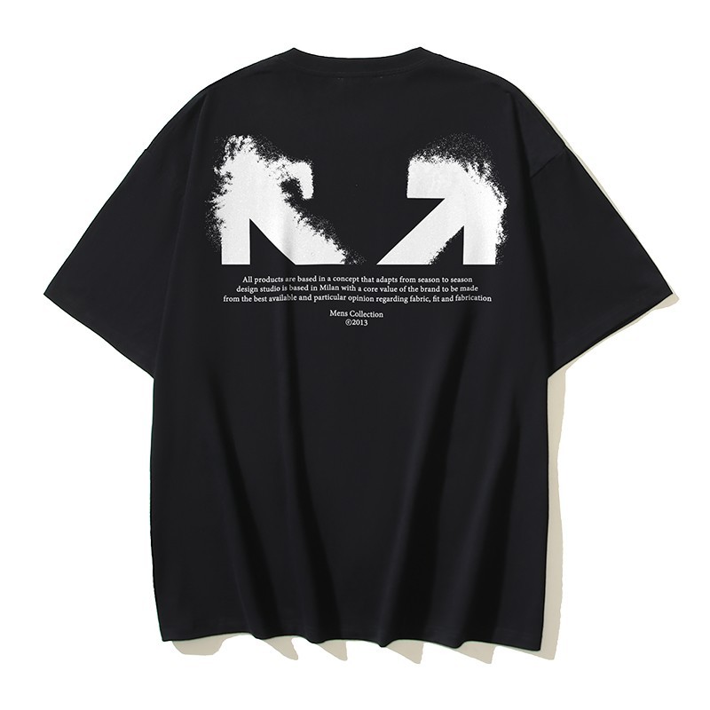 Off White T-Shirt Black / White S-M-L-XL