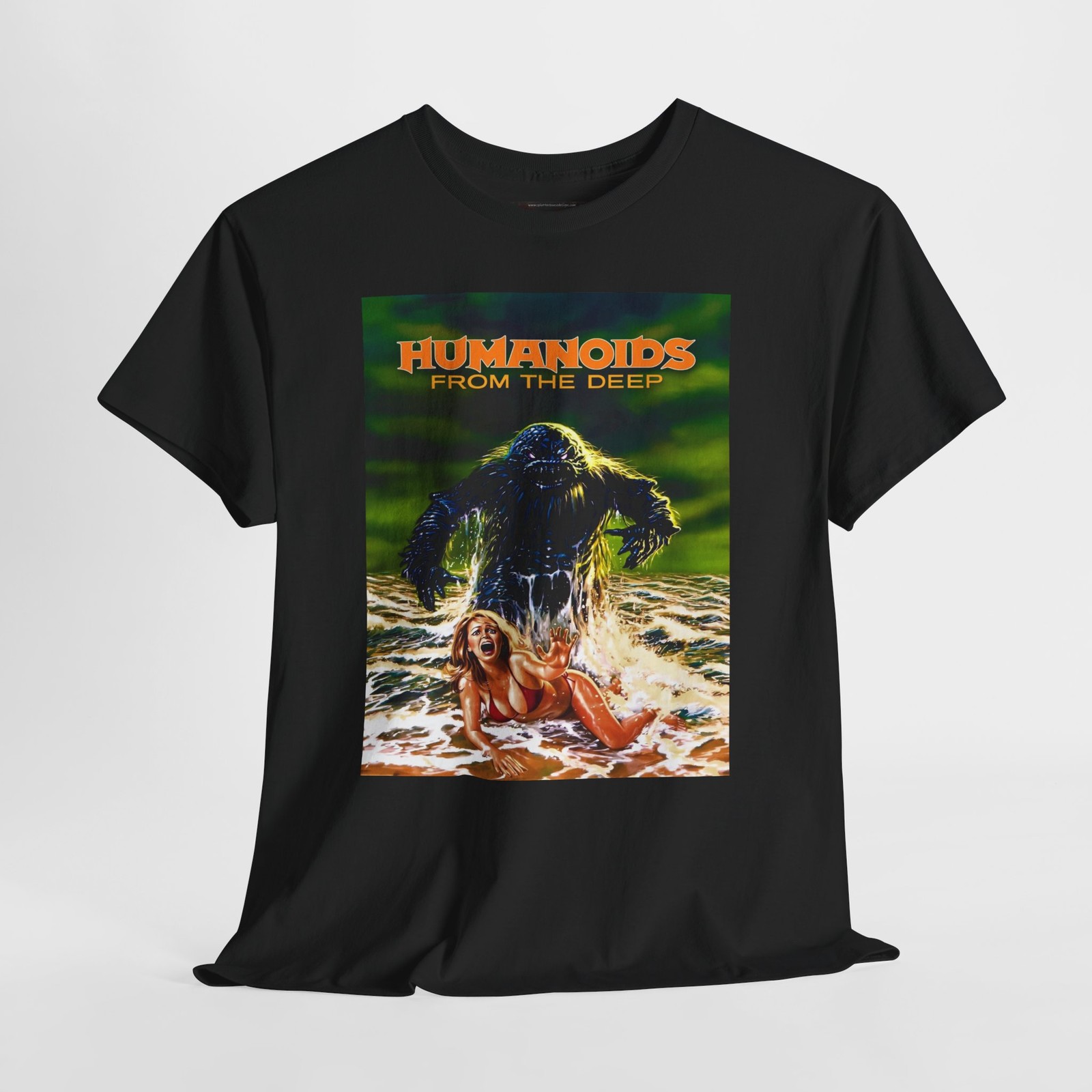 Humanoids From the Deep 1980 Retro Movie Poster Horror Unisex Graphic T-Shirt