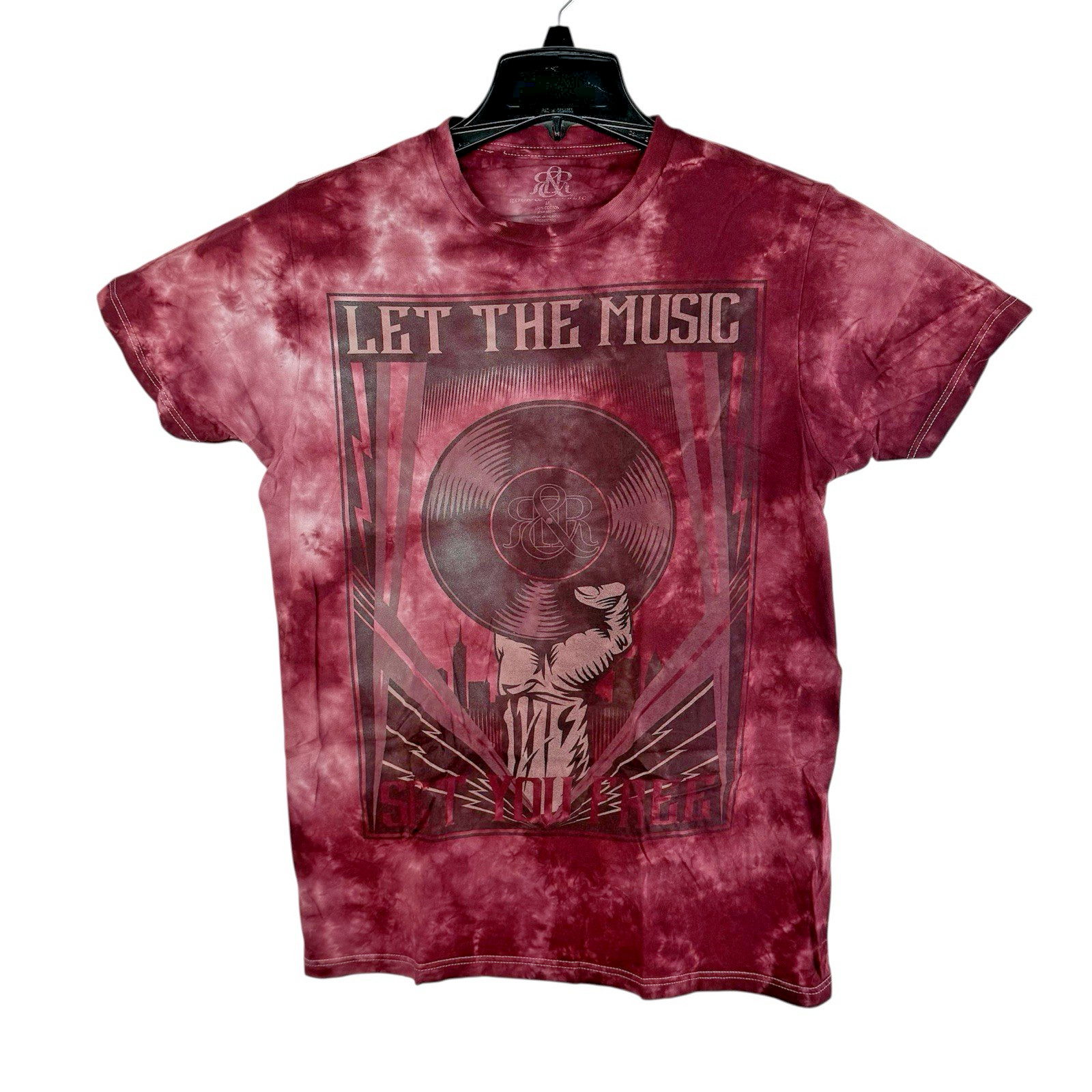ROCK & REPUBLIC Mens Tee T Shirt Music Graphic Rock Metal Punk Band Vintage NEW