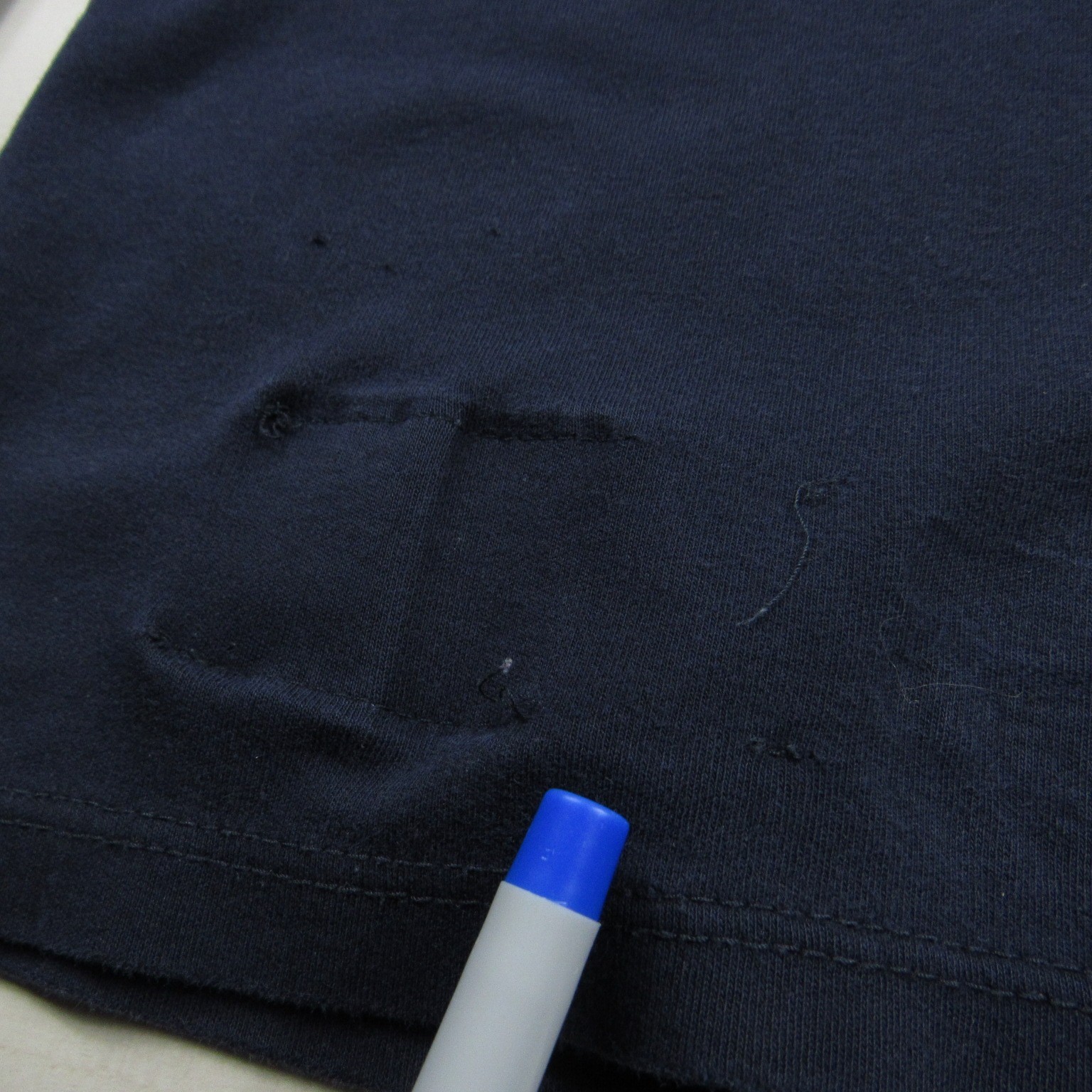 Bulwark Shirt Mens Large Blue Henley FR Fire Resistant Pocket Cat 2 Workwear