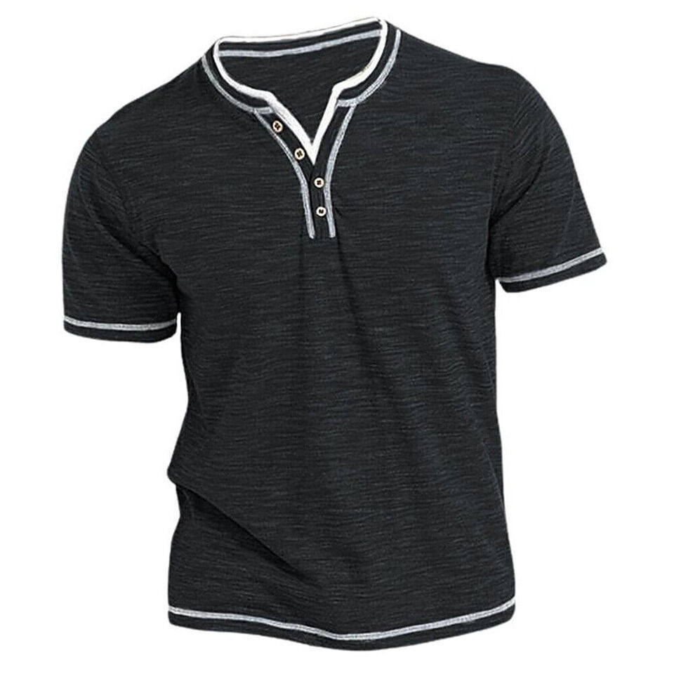Men Plain Short Sleeve Summer T Shirt Casual Pullover Comfort S M L Xl 2xl 3xl