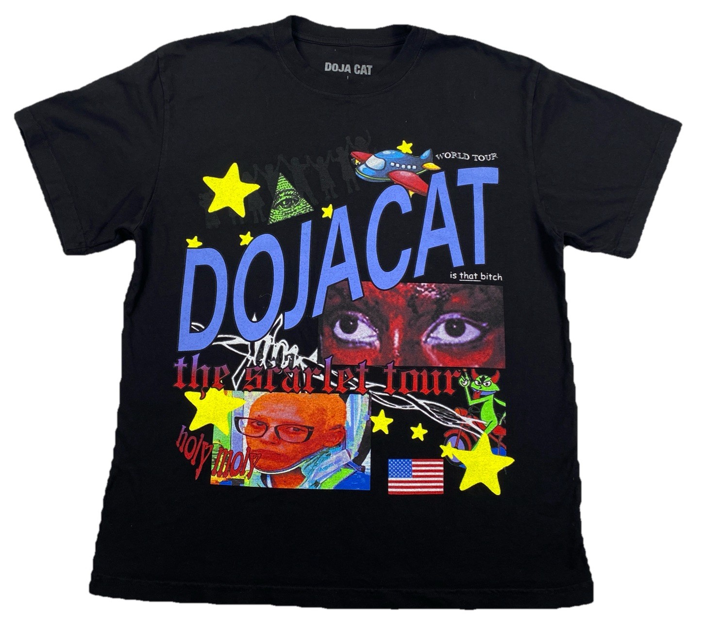 Doja Cat The Scarlett Tour T-Shirt Black Size Large