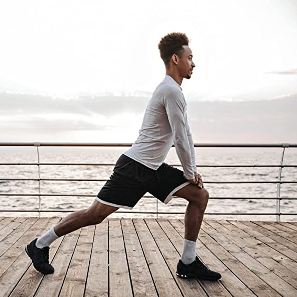 Men’s Long-Sleeve Compression Shirt Base-Layer Running Top O-neck Undershirts US