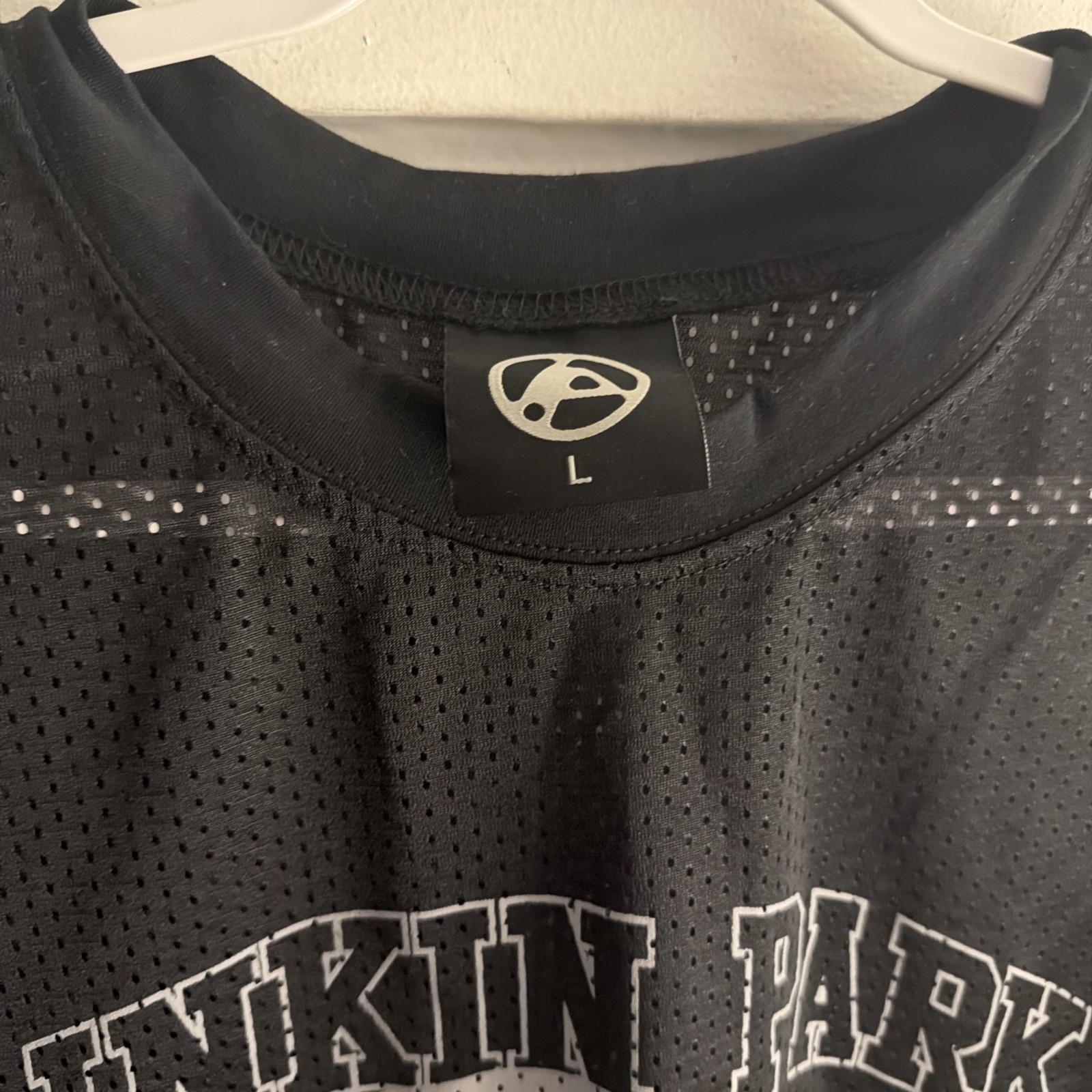 Linkin Park 2025 Tour Football Jersey Mesh Large Front Print Not Perfect