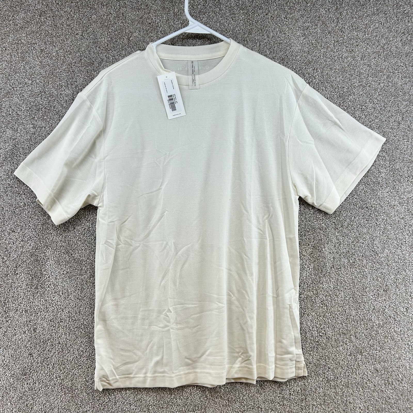 NWT Outdoor Voices Men’s Shirt Size XXS White Pullover T-Shirt